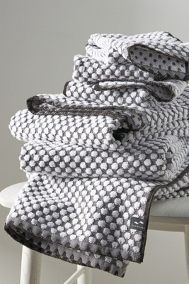 Slowtide Clive Bath Towel Collection By  In Grey Size Bath Towel