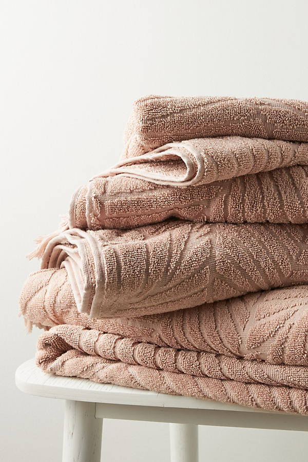 Slowtide Kal Bath Towel Collection By  In Orange Size Bath Towel