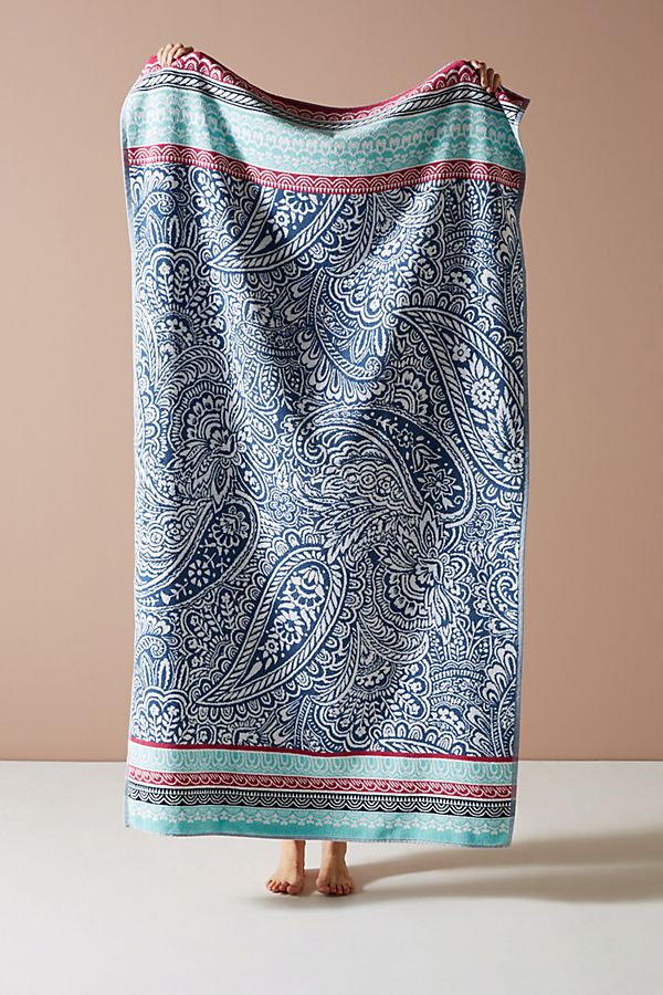 Slide View: 1: Paisley Beach Towel