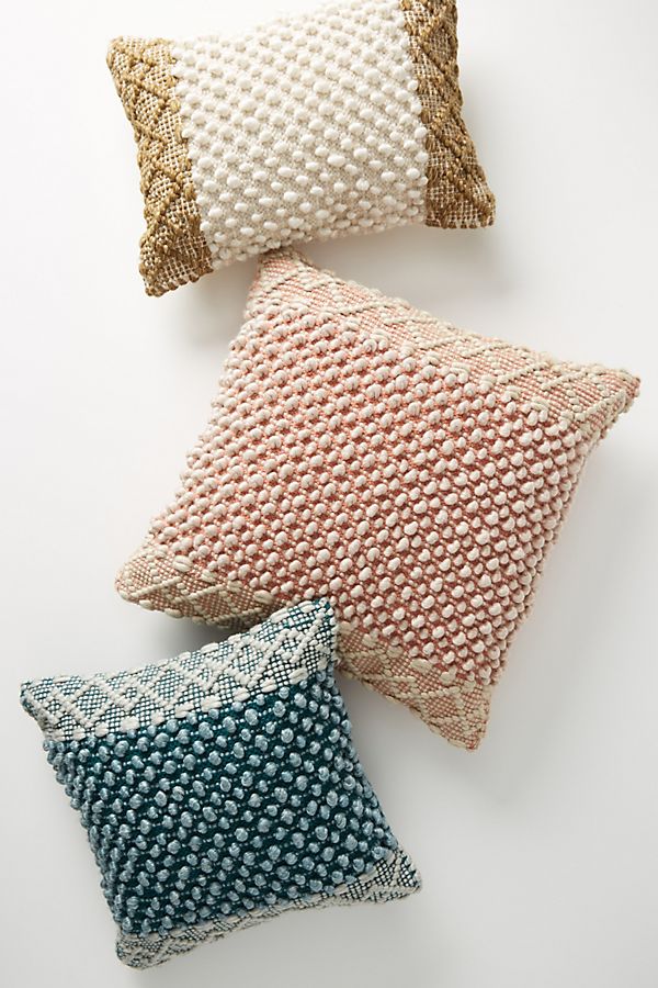 Slide View: 1: Joanna Gaines for Anthropologie Textured Eva Pillow