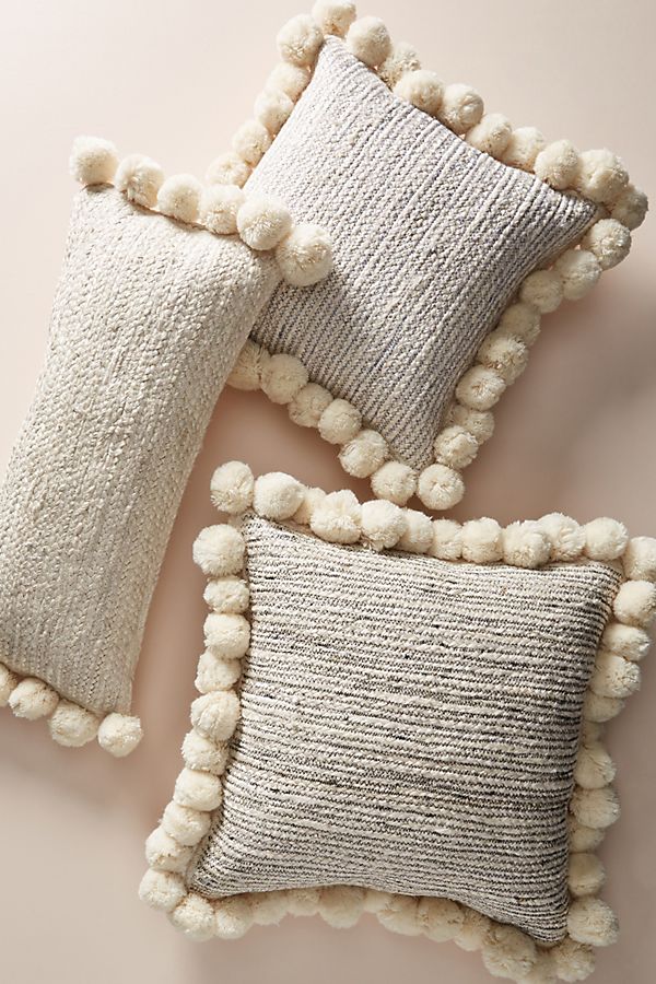 Slide View: 4: Pommed Jute Pillow