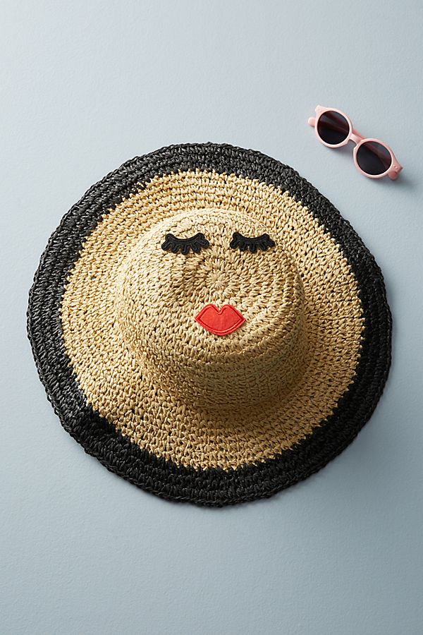 Slide View: 1: Kids Straw Hat