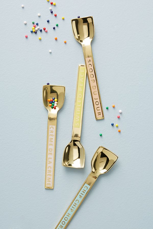 Slide View: 1: Sweet Treat Ice Cream Spoon Set