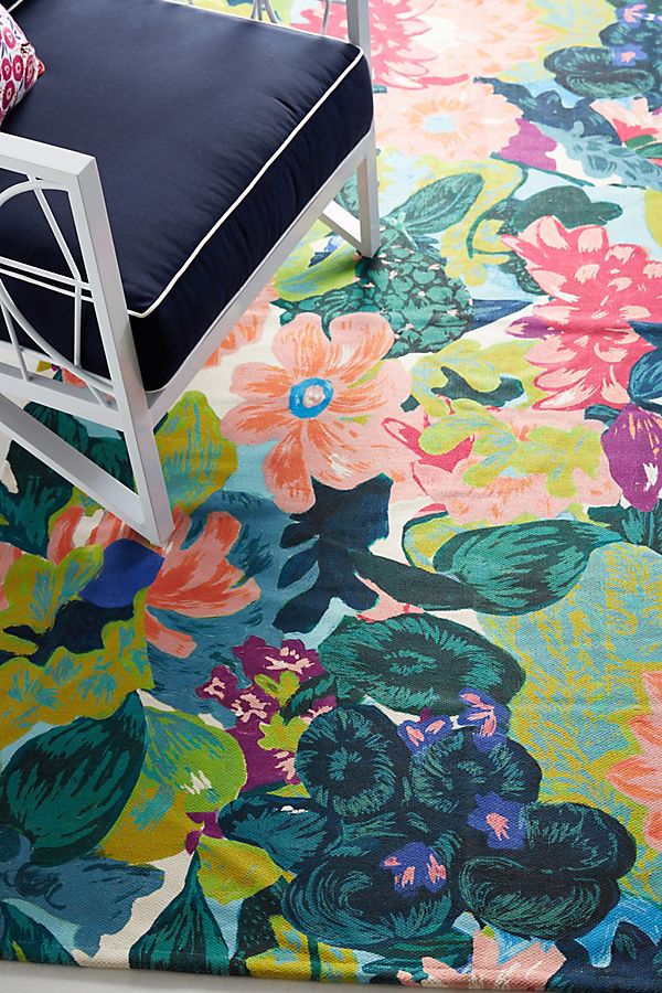 Slide View: 2: Greenery Indoor/Outdoor Rug