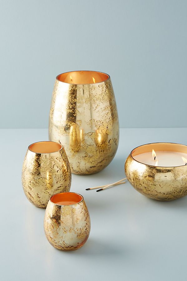 Slide View: 5: Gold Foil Candle