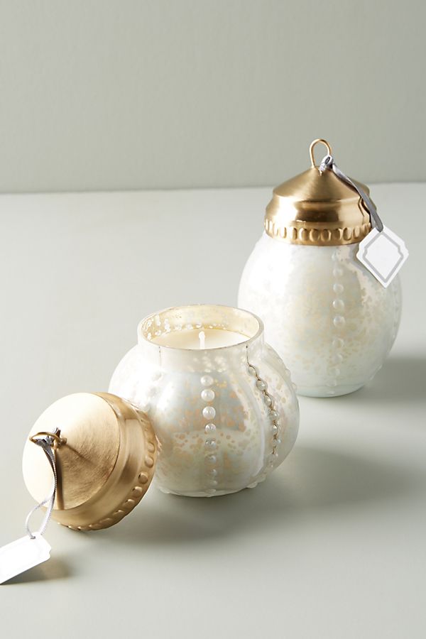 Slide View: 5: Capri Blue Midnight Vanilla Ornament Jar Candle