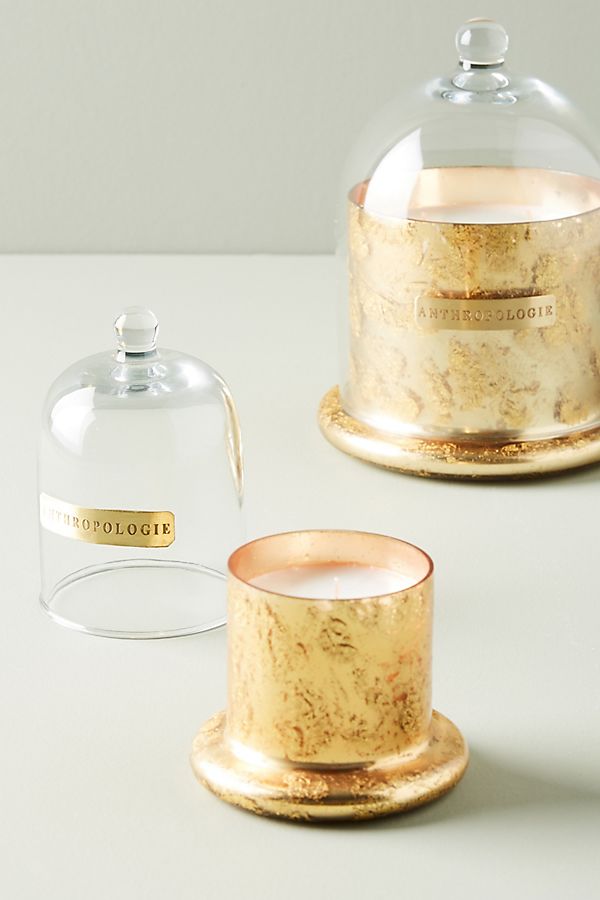 Slide View: 3: Siberian Fir Cloche + Candle