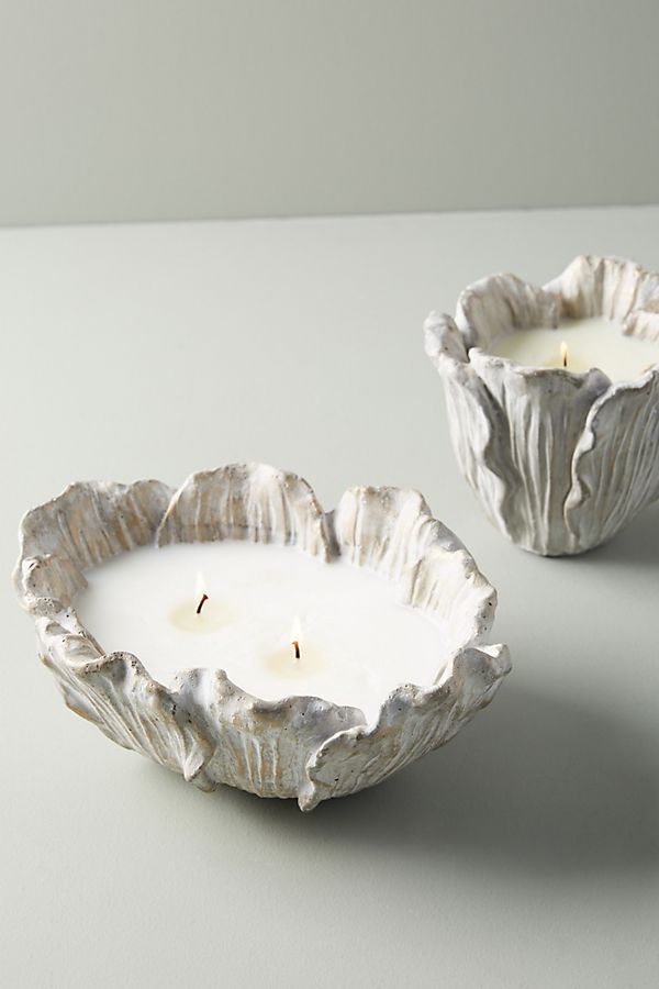 Slide View: 2: Cement Tulip Candle