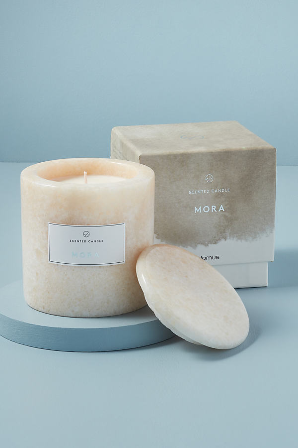 Anthropologie Blomus Marble Candle In Neutrals | ModeSens