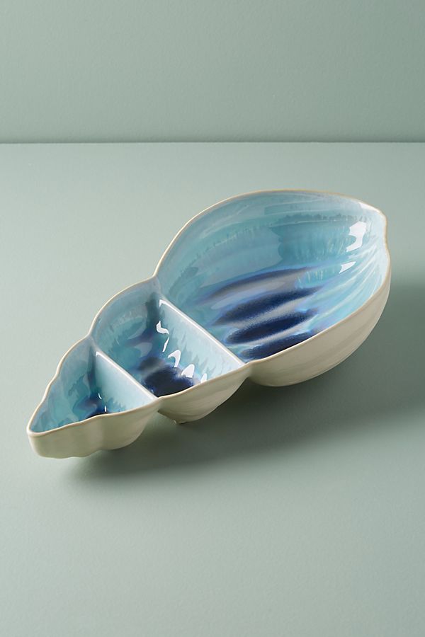 Slide View: 1: Conch Serving Dish