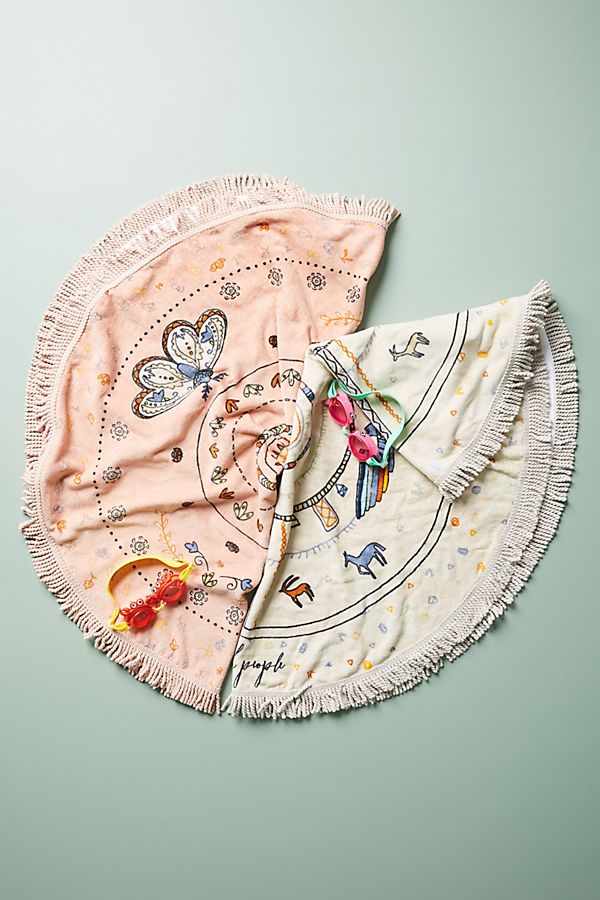Slide View: 4: Kids Fringed Beach Towel
