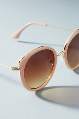 Pink Cat-Eye Sunglasses