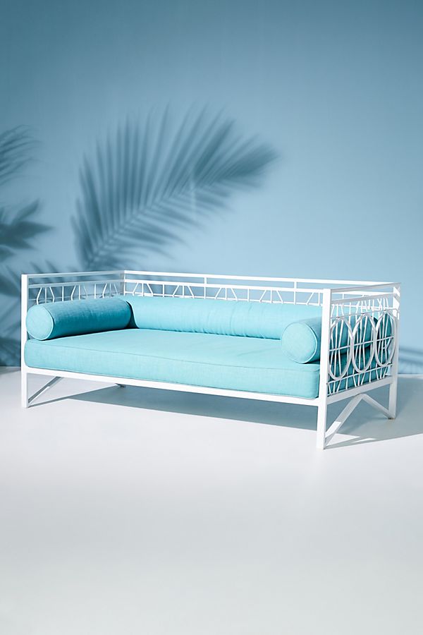 Slide View: 2: Poolside Indoor/Outdoor Daybed Cushion Set
