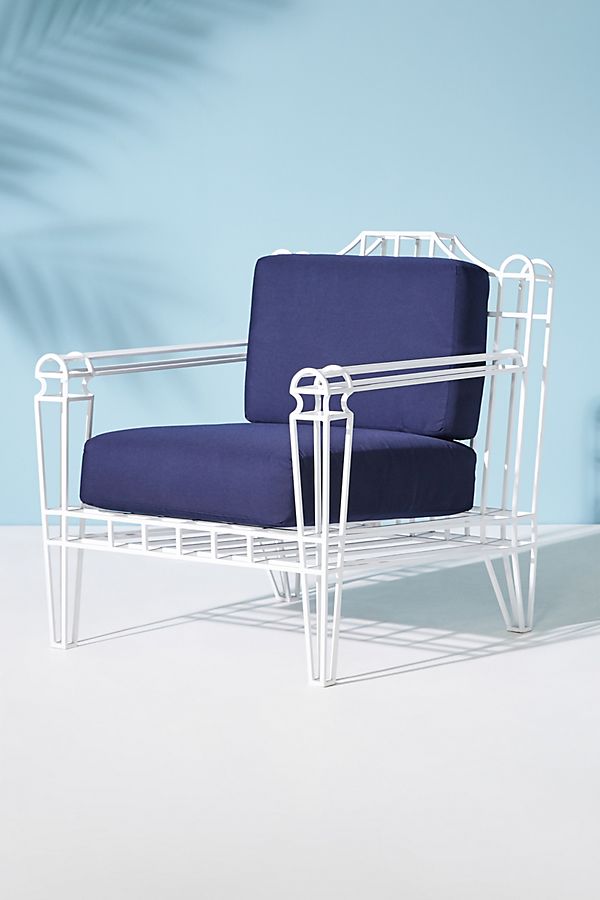 Slide View: 1: Xavier Indoor/Outdoor Chair Cushion Set