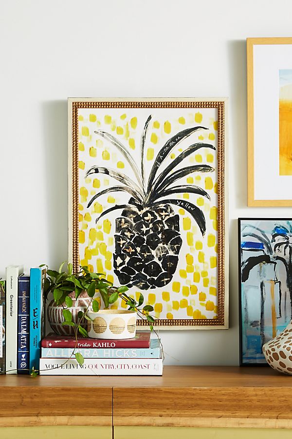 Slide View: 1: Pineapple Wall Art