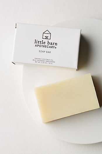Little Barn Apothecary Sweetgrass + Lavender Bar Soap