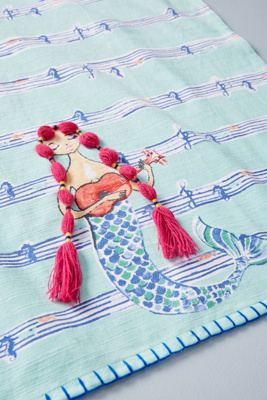 Mermaid Dish Towel | Anthropologie