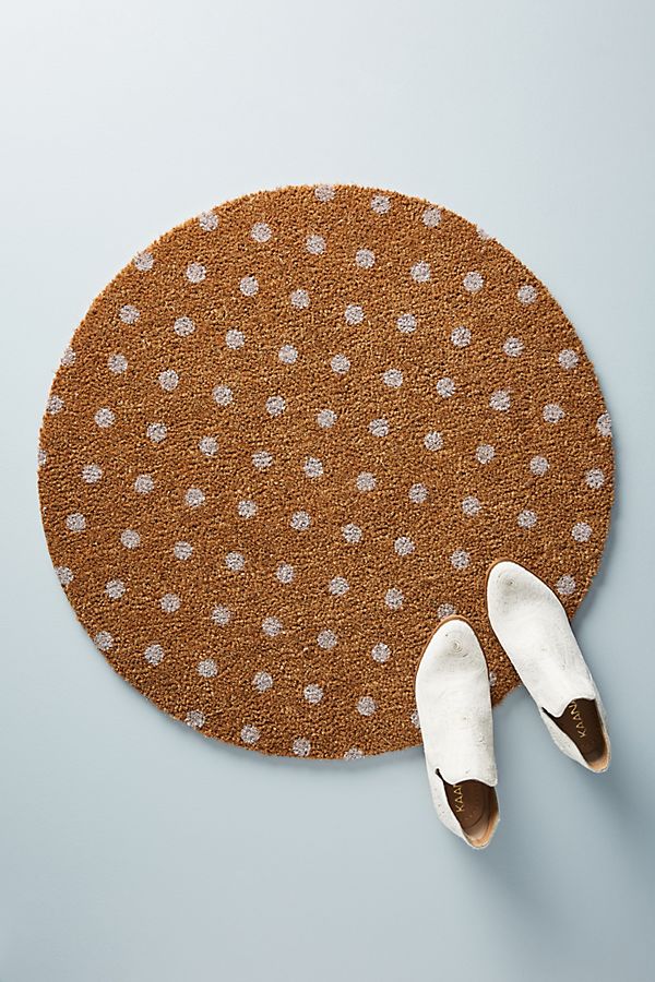 Slide View: 1: Polka Dot Doormat