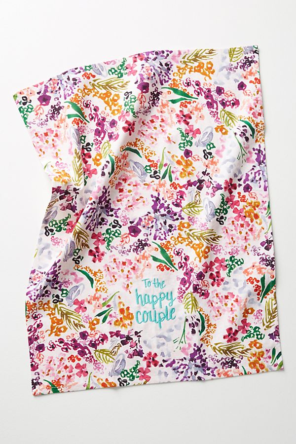 Slide View: 1: Best Wishes Dish Towel