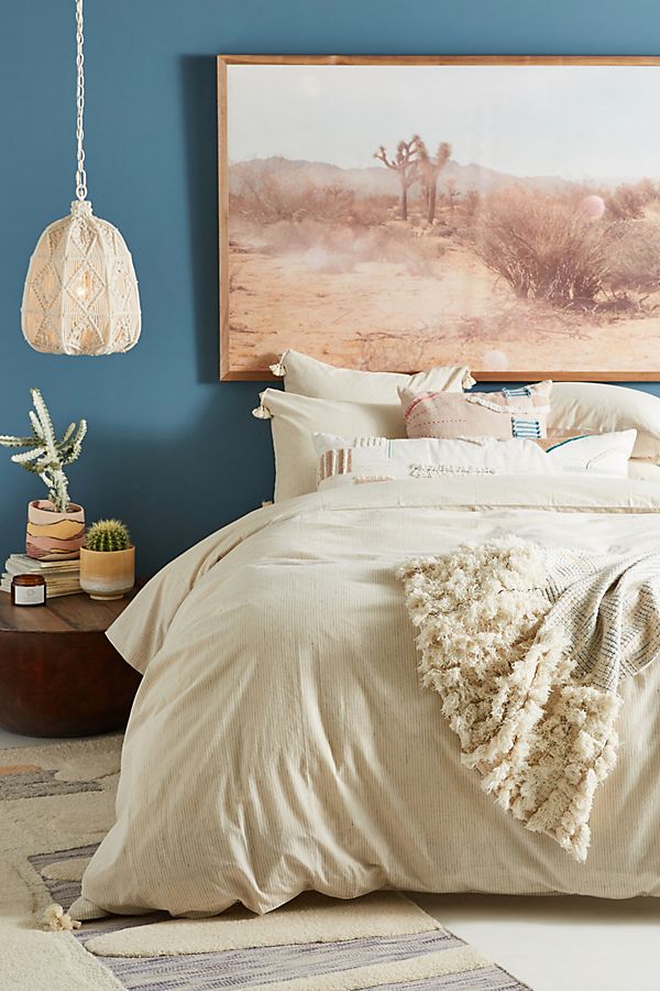 Slide View: 1: Tasseled Padma Duvet Cover