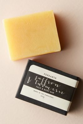 Purearth Purifying Saffron & Turmeric Face & Body Bar