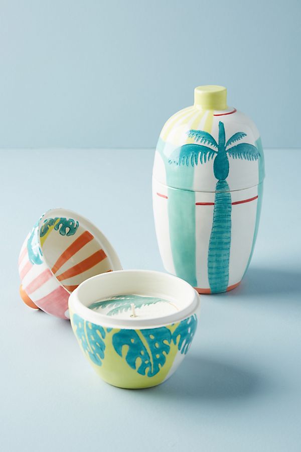 Slide View: 3: Sunlit Ceramic Candle