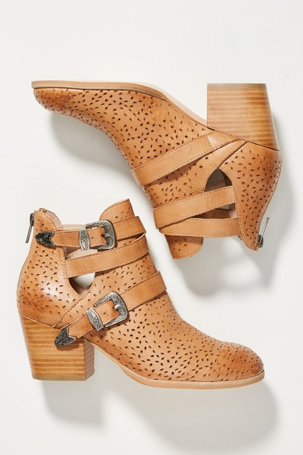 Silent D Shoal Buckle Booties | Anthropologie