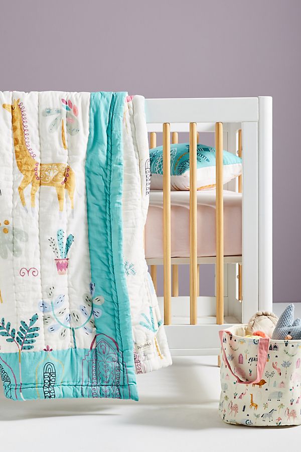 Slide View: 2: Paper & Cloth Safari Kids Quilt
