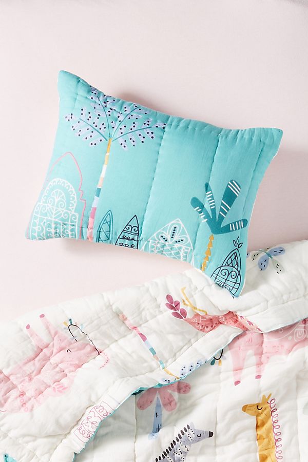 Slide View: 1: Paper & Cloth Safari Kids Sham