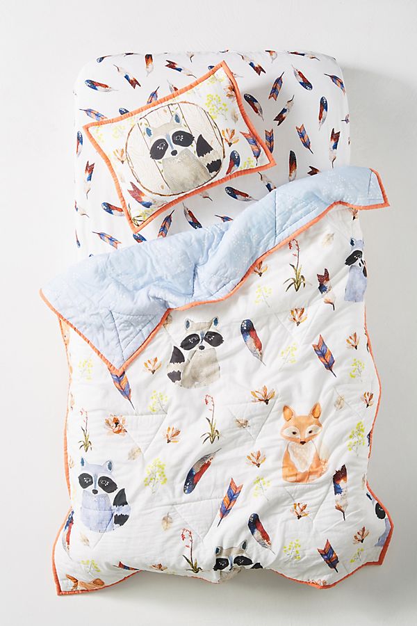 Slide View: 1: River Luna Woodland Kids Quilt