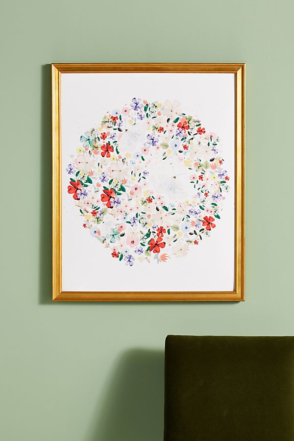 Slide View: 1: Moth Moon Wall Art