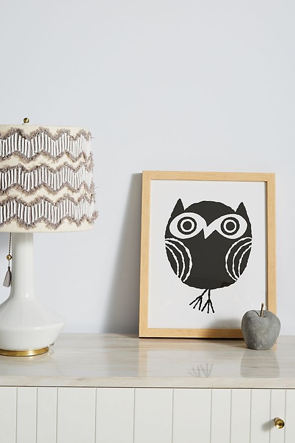 Slide View: 1: Little Owl Wall Art