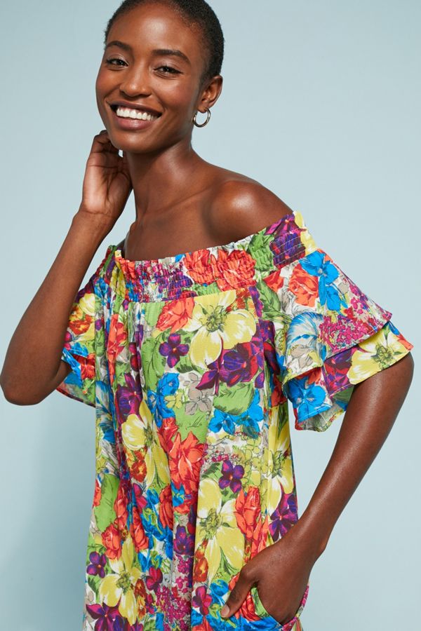 Allihop OffTheShoulder CoverUp Dress Anthropologie