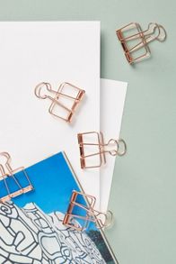 Ledger Geo Clips, Set of 8 | Anthropologie