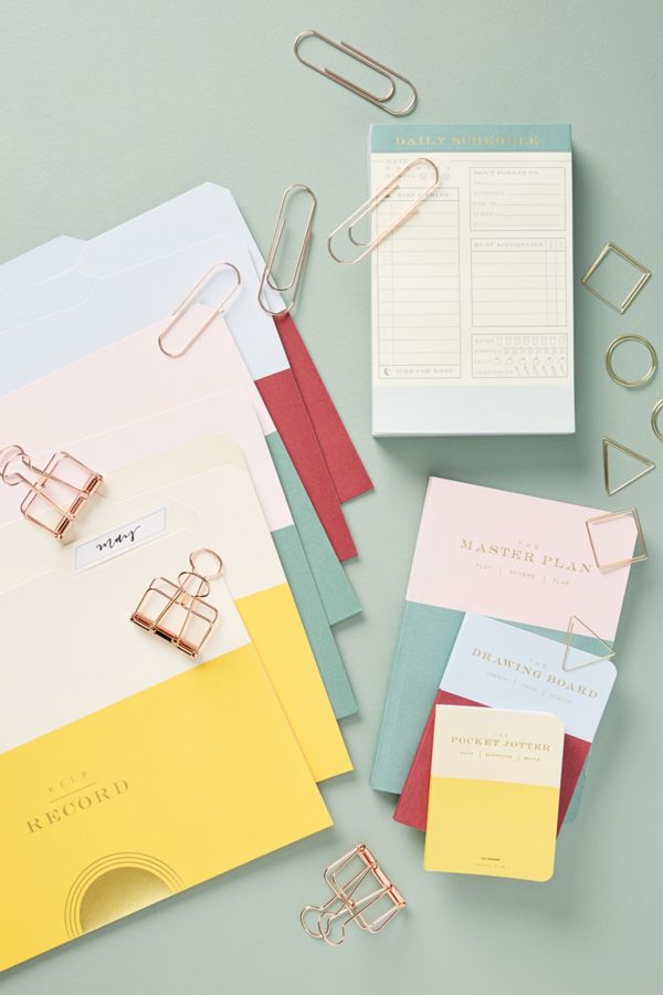 Ledger Geo Clips, Set of 8 | Anthropologie