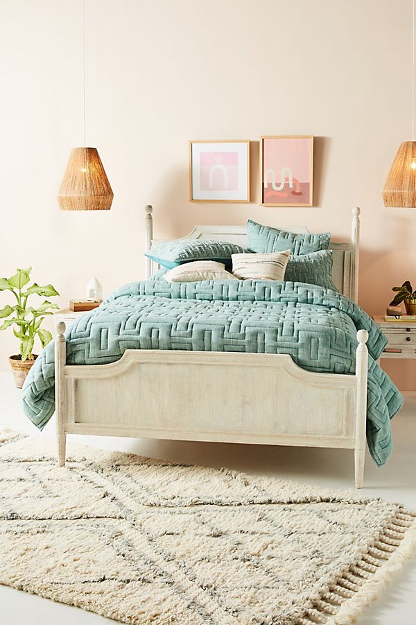 Slide View: 1: Embroidered Alvie Quilt