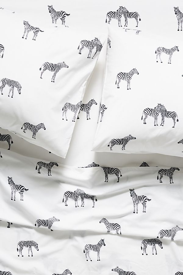 Slide View: 1: Printed Safari Sheet Set