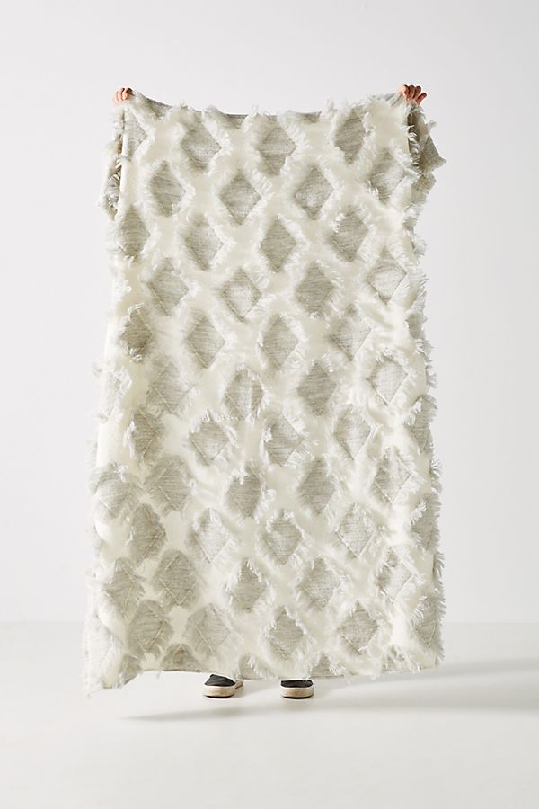 Slide View: 1: Textured Augusta Throw Blanket
