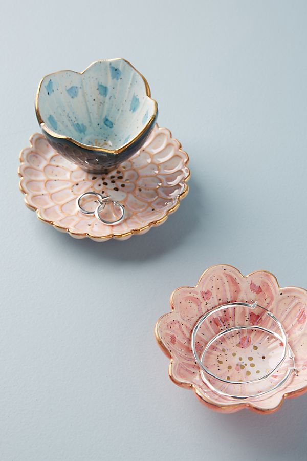 Slide View: 3: Gilded Garden Trinket Dish