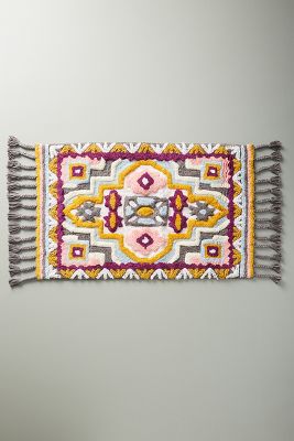 patterned bath rugs