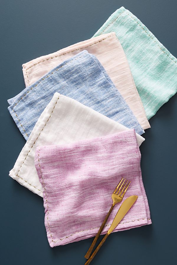 Slide View: 3: Neith Napkins, Set of 4
