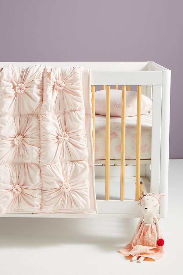 Slide View: 2: Organic Rosette Toddler Quilt