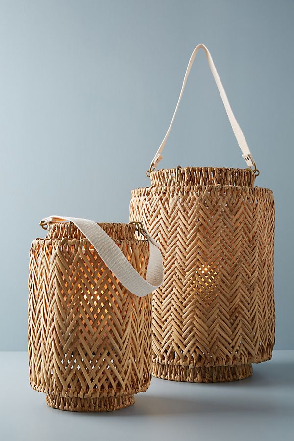 Slide View: 6: Rattan Lantern