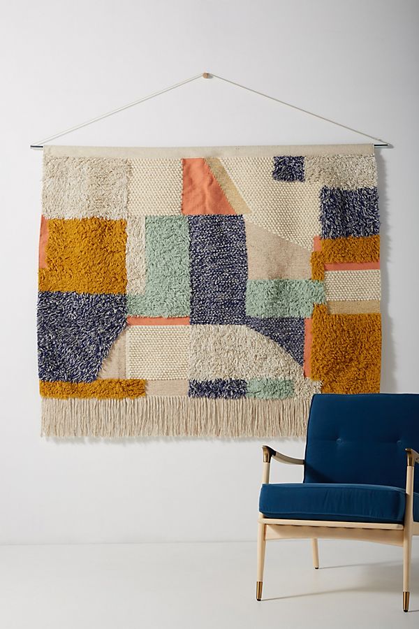 Slide View: 1: Handwoven Seraphina Wall Hanging