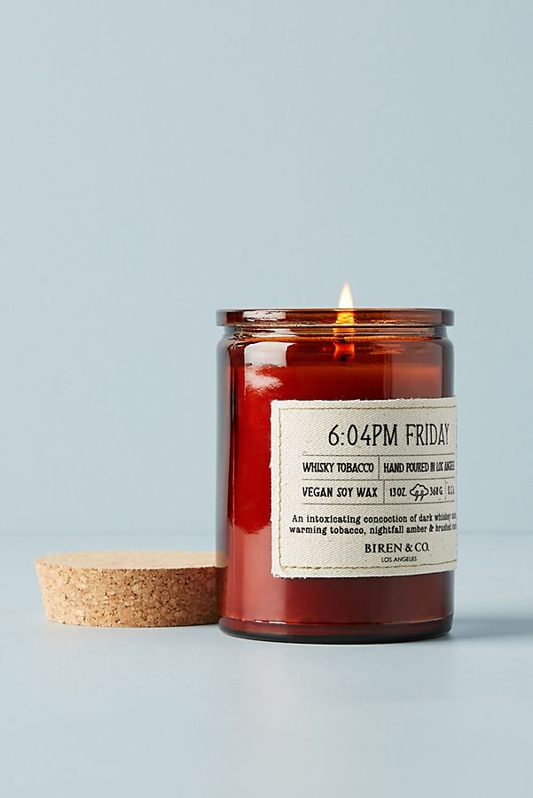 Slide View: 1: Biren & Co. Time Stamp Candle