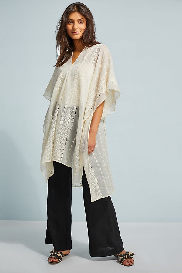Slide View: 1: Bora Bora Embroidered Caftan