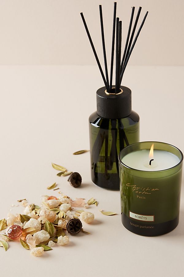 Slide View: 2: Christian Tortu Foret Boxed Candle