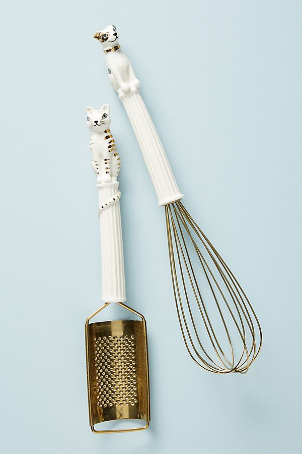 Slide View: 2: Gilded Stoneware Grater
