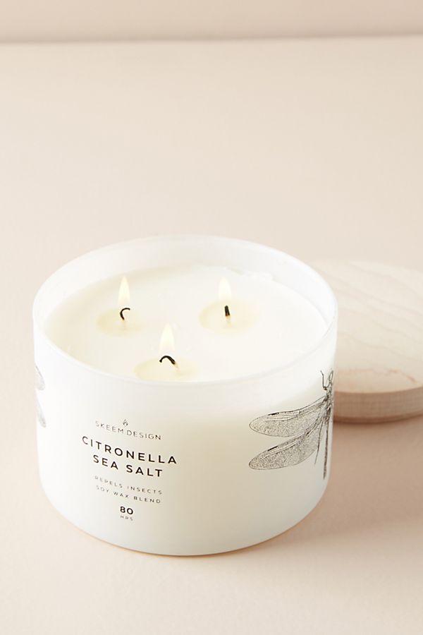 Slide View: 1: Citronella Sea Salt Candle