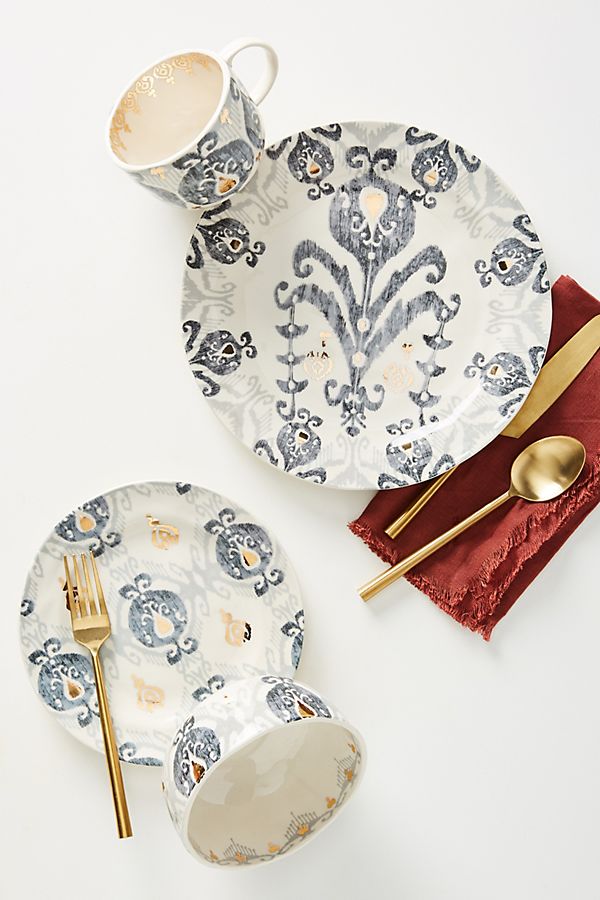 Slide View: 2: Tanja Dinner Plates, Set of 4